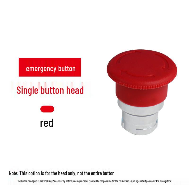 XB2 Series Two-Position Key Selector Switch Head with Rotary Knob ZB2-BE101 Flat Button