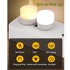 6PCS USB Mini LED Night Light, Warm White Plug-in Light Bulb for Bedroom, Hallway, Bathroom, Car, Small Portable Lamp