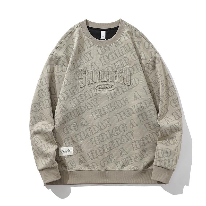 Осенний американский свитер с полным принтом — фото 7