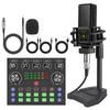 English Version V8 Podcast LGT240 Condenser Microphone Set for Computer Live Streaming