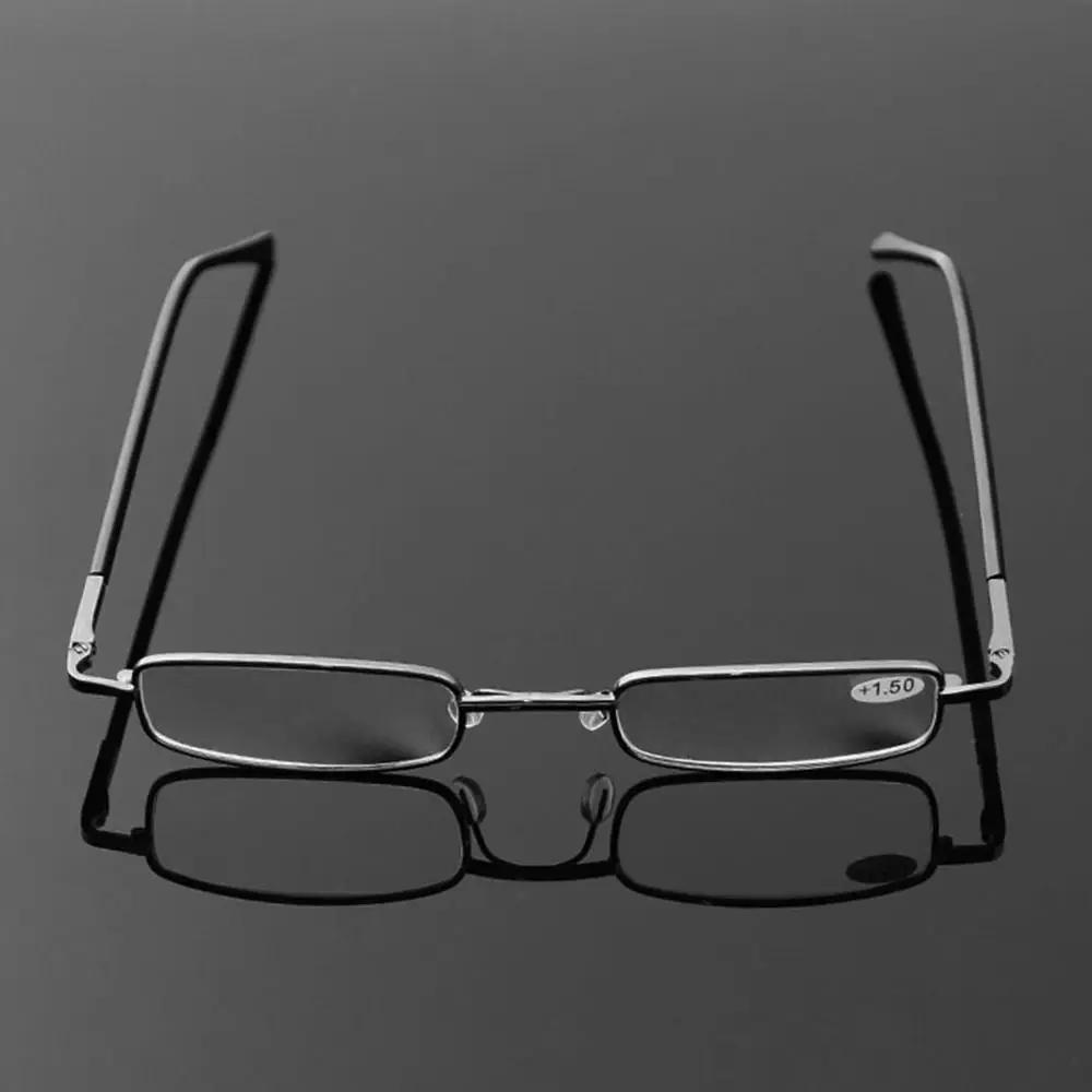 Vintage Eye Protection Reading Glasses Ultralight Metal Presbyopic Eyewear Square Hyperopia Eyeglasses for Men Women +1.0 +4.0