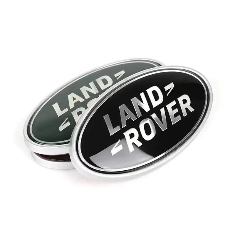 3D Aluminium Logo Land Rover Emblem Car Front Sticker Rear Trunk Badge For Land Rover Range Rover Freelander Discovery Defender SA4