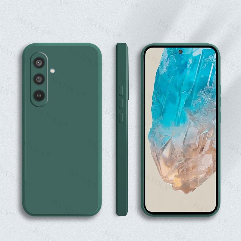 Für Samsung Galaxy M35 Hülle Abdeckung Für Samsung M35 Original Flüssigsilikon Bonbonfarbe Rückseite Hülle Für Samsung M35 Hülle 6,6 Zoll