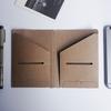 3 Stück Traveler's Notebook Kraftpapier Pokerkarten-Visitenkartenhalter Standard & Reisepass-Aktenordner