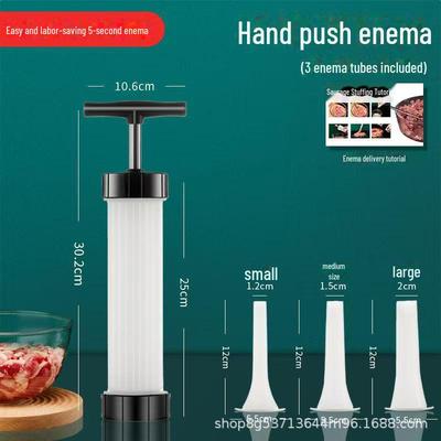 Manuelle Hand-Push Wurstfüllmaschine - Haushaltswurstherstellungswerkzeug