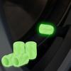 Fluorescent Tire Valve Cap,Fluorescent Bulb Cap,Fluorescent Bulb Cap 4x Glow Car Tire Valve Cap