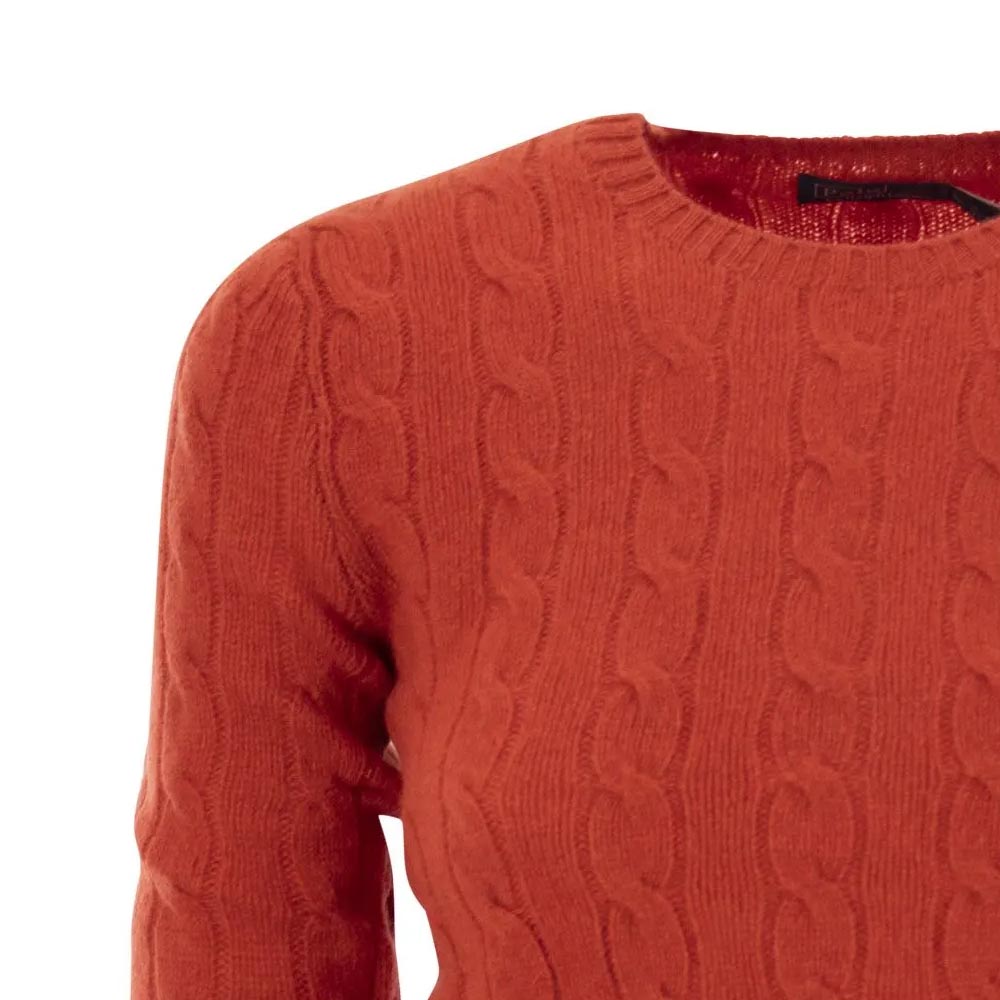 Polo Ralph Lauren Logo Embroidered Crew Neck Sweater Women sweater 211910421-007