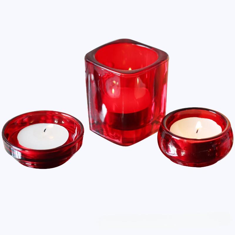 Świeczniki wotywne na dekorację świąteczną, walentynkową, vintage świeczniki na tealighty na ślub, dekorację domu