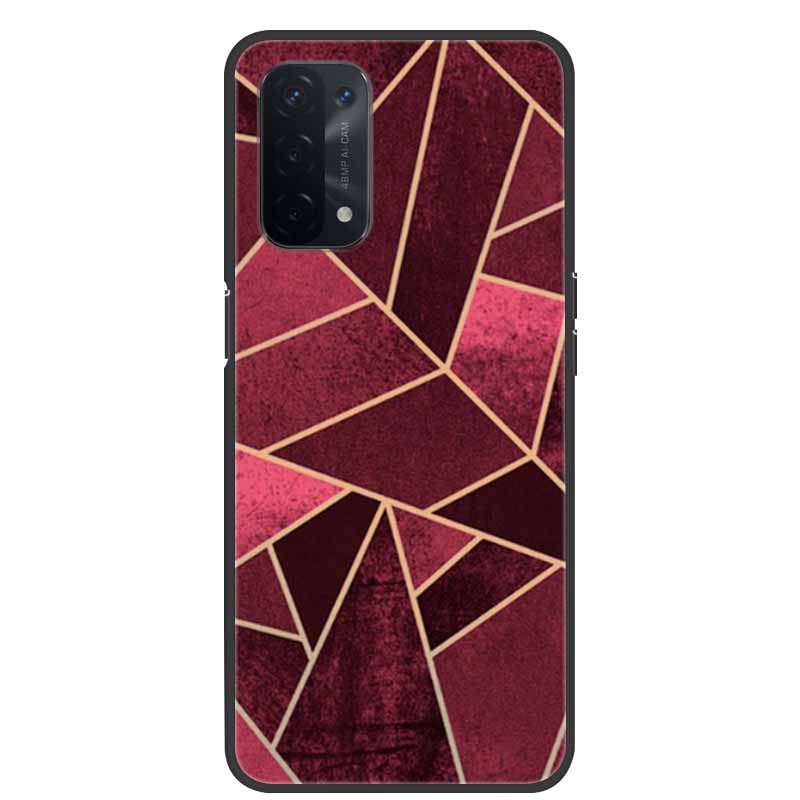 For Oppo A54 5G Case Marble Soft Silicone Back Case for Oppo A55 5G Phone Cover OppoA54 A54 A55 4G 5G 2021 Coque Funda Bag