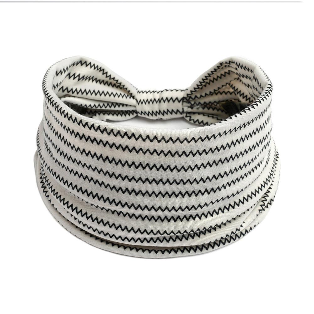 Böhmisches Yoga Stoff Stirnband: Schweißabsorbierendes, elastisches Baumwoll-Sportstirnband für Damen