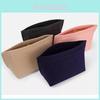 Large Capacity Multifunctional Felt Cosmetic Organizer Bag Stylish And Durable Design For Women