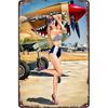 Vintage Girl Metal Sign Poster Retro Wall Art Home Decor Bar Club Man Cave Decoration 20x30cm
