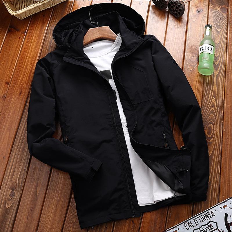 Jacket Men's Spring and Autumn Thin Casual Windbreaker Men's Jacket