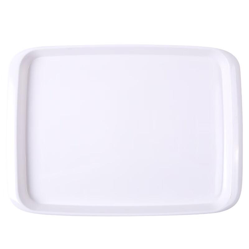 Wuhe White Melamine Square Serving Tray