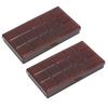 2pcs 15 Grids Transparent Paint Box Clear Plastic Painting Pigment Box Portable Leakproof Watercolor Palettes Box for Artists Students Kids