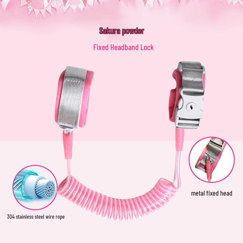 Children's Safety Anti-Lost Rope: Baby Stroller Attachment and Travel Bracelet