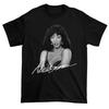 Donna Summer signiertes T-Shirt Schwarzes Baumwoll-T-Shirt Alle Größen S bis 5XL XZ735