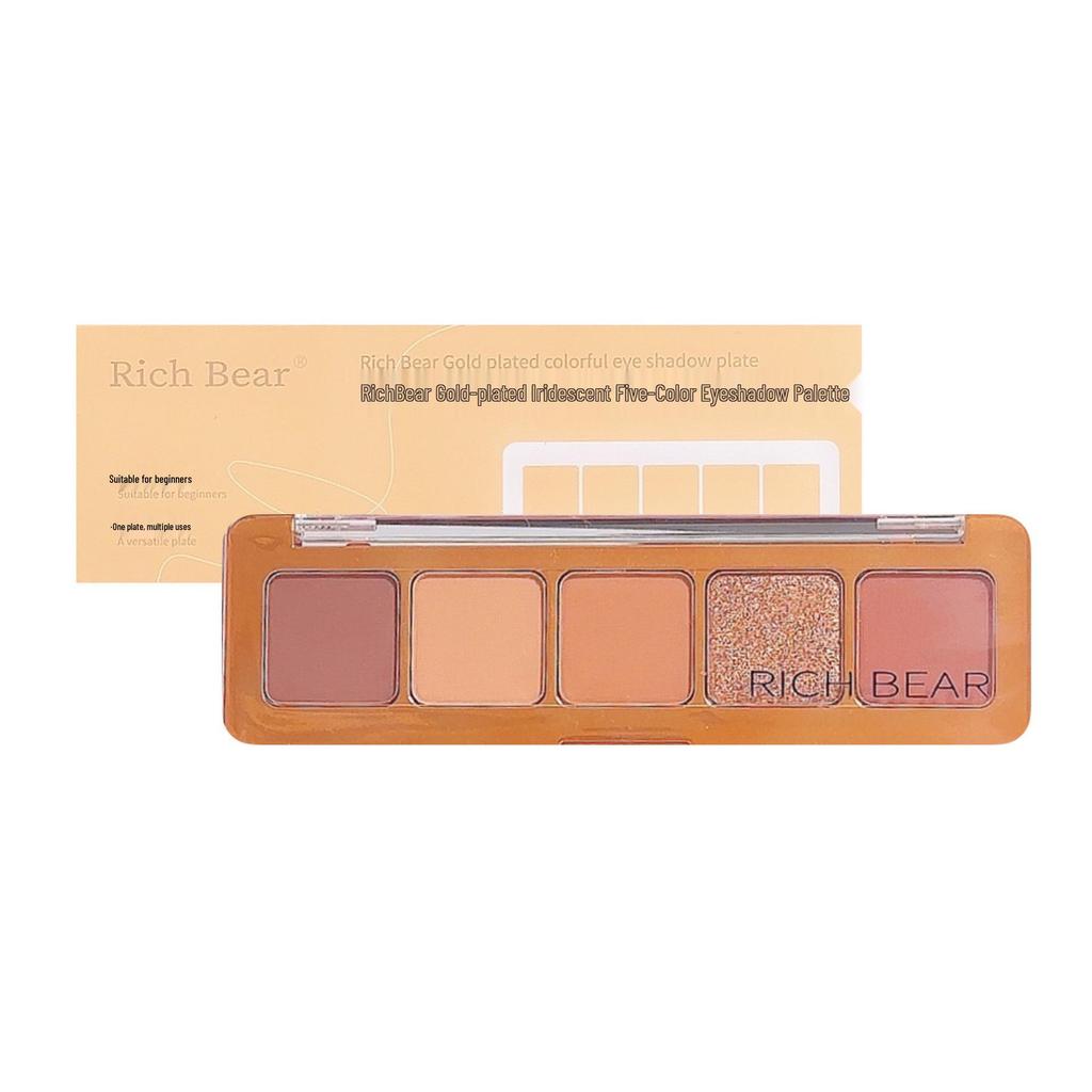 RICH BEAR Palette Ombretti Cinque Colori Autunno/Inverno & Illuminante Opaco Schiarente Sotto gli Occhi