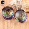 Casvort 2PCS New Glass Ear Body Jewelry Earrings Expanders Piercing Plugs Strechers Ear Gauges Gift For Women Men Gift