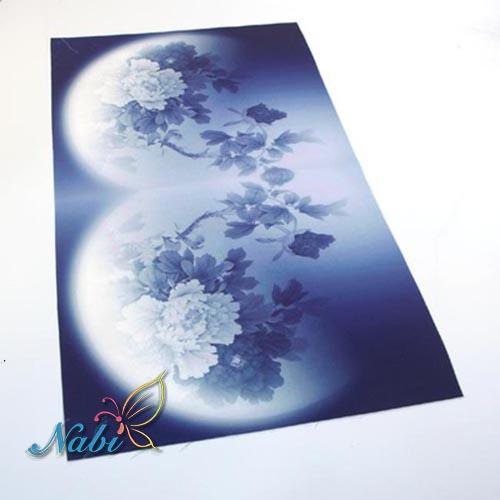 SMTA 29*49cm Knitted Fabric Cotton The Cloth Tissu Au Metre Flowers Embroidery Patchwork DIY Fabrics  1pcs Rayon Thicken