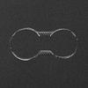Carbon Black Car Center Cup Holder Cover Frame Trim Decorative Stickers Parts For Ford Mustang 2015-2020