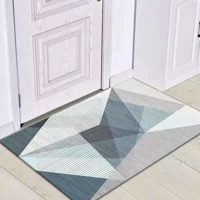 Nordic Absorbent Bathroom Non-slip Foot Mats Outdoor Porch Entrance Door Mat Living Room Carpet Home Rug Bath Mat Flooring Rugs