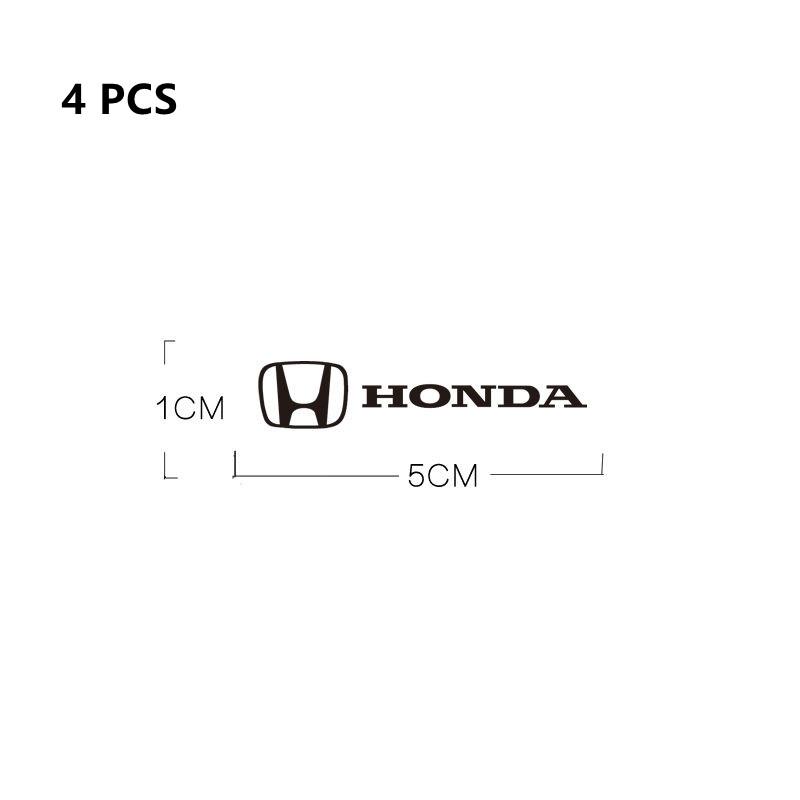 

3D Metal Emblem Sticker Car Interior Decoration Decals Accessories For Honda Civic Accord City Fit Mugen Vezel CRV Pilot Odyssey