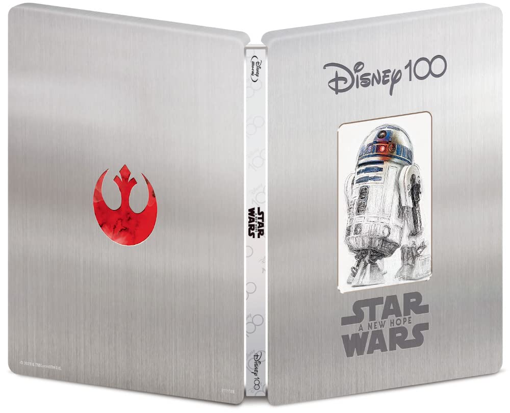 Star Wars Episode A New Hope 4K UHD MovieNEX Disney100 Steelbook ULTRA HD Digital Copy MovieNEX 4 [4K + Blu-ray + + World] [Blu-ray]