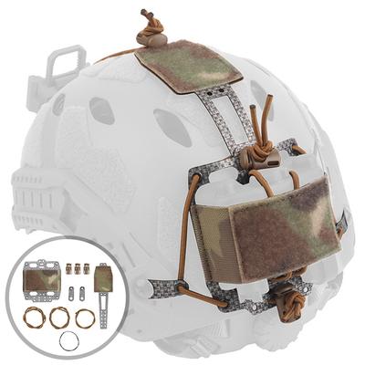 Taktické pouzdro na baterie PVS31 NVG Úložné pouzdro Vojenské Rychloupínací retenční systém na helmu Nastavitelný Paintball Airsoftový doplněk na helmu