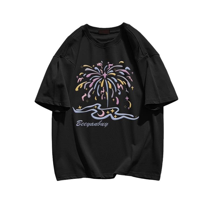 

Women s Apricot Cartoon Loose-Fit Pure Cotton Short-Sleeve T-Shirt, Versatile, Sweet, Cool, Large Size, Niche Student Design M (up to 100 jin) чёрный