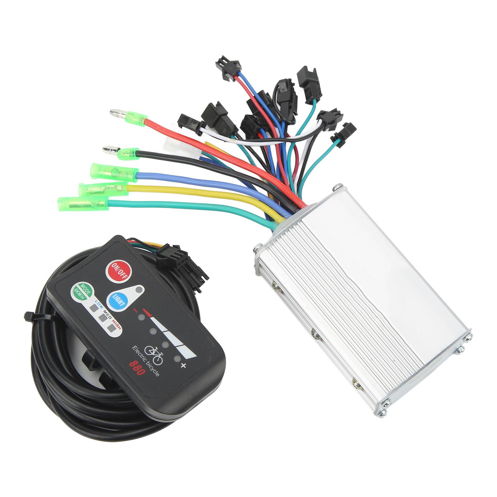 

36V Motor Brushless Controller 250W 350W with 880 LED Display Meter Motor Controller Kit For Electromobile
