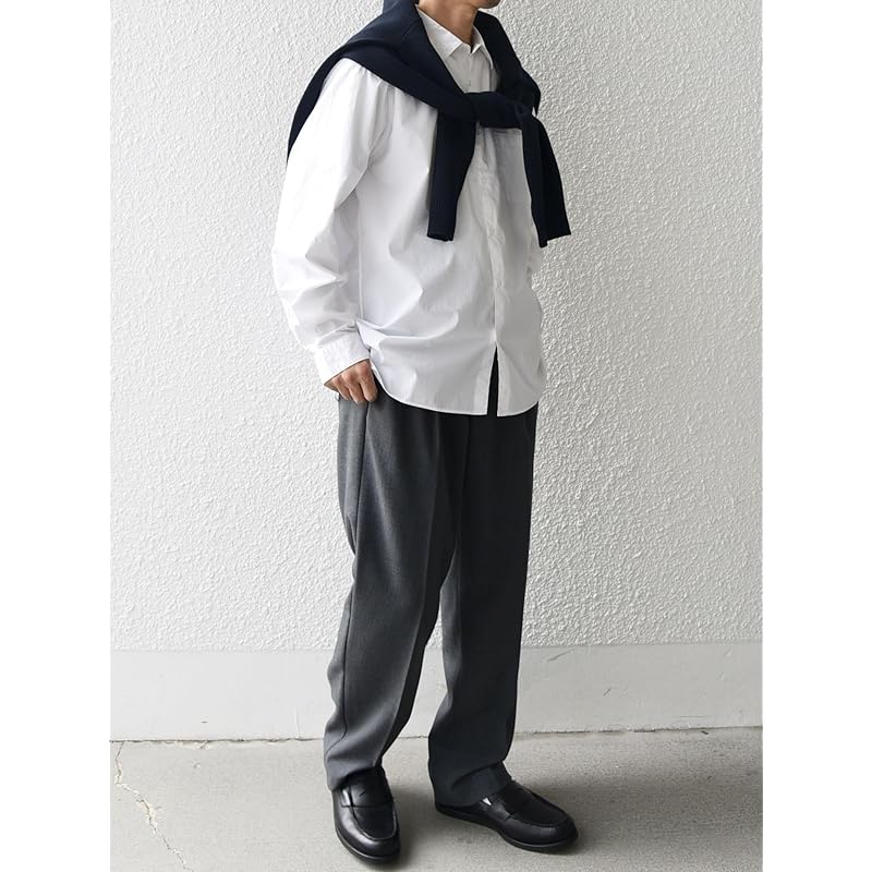 [Ships] Ships Any SHIPS any shirt striped/solid relax regular color 25SS men's 711140036 white M