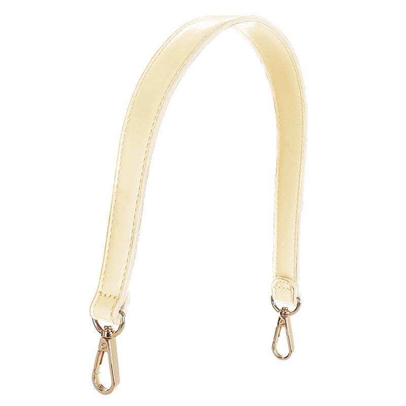7 Colors Pu Leather Bag Strap Handbags Handles For Handbag Short Bag Strap Purse Strap Golden Buckle Replacement Bag Belt Band