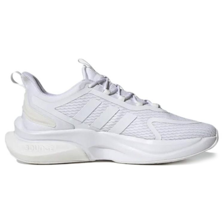 Adidas Alphabounce Plus Triple White Men Sneakers Cloud-White Core-White HP6143