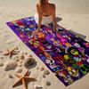 Game Brawl Adventure Heroes Beach Towel, Super Soft Microfiber, Gift for Her/Him, Birthday, for Pool, Beach, Travel, Home Decor Fan Gifts