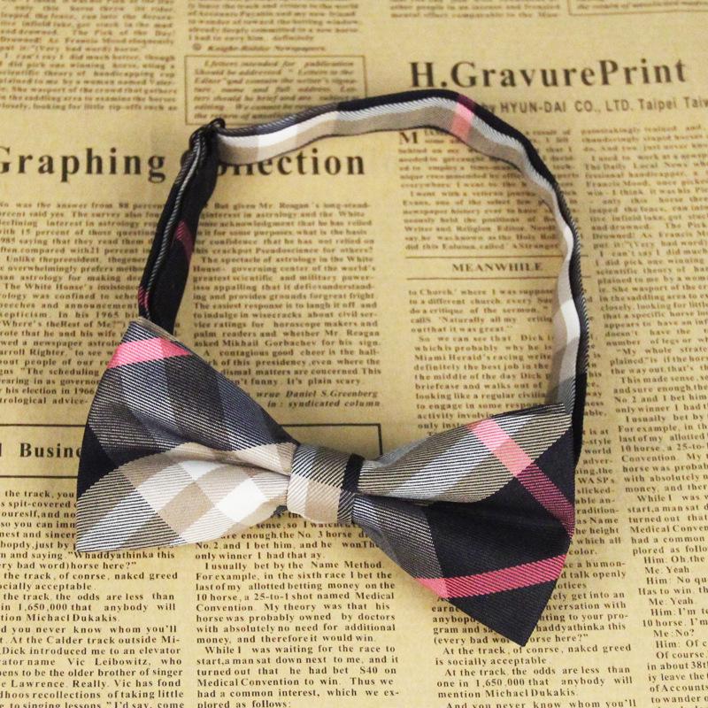 Wielokolorowa żakardowa w 100% bawełniana muszka biznesowa i casualowa