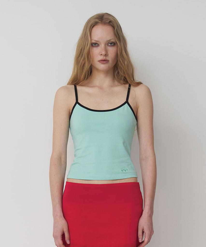 Peulipeopeulipeo Ringer Sleeveless (Mint)