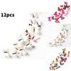 Sticker Mural Créatif Papillon Double Couche 3D Pour Mur de Fond de Chambre Art Mural