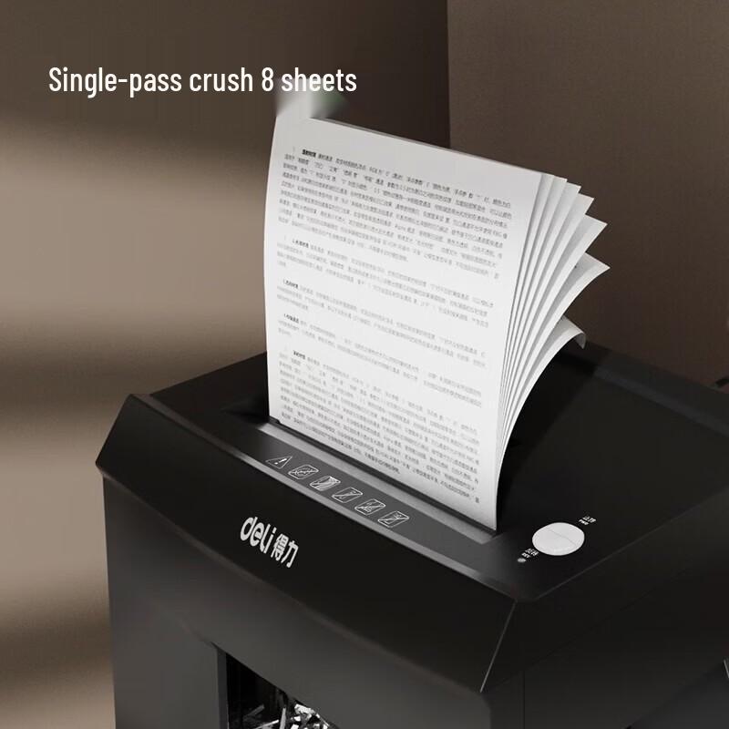 Deli Level 6 Security Paper Shredder CN plug (adapter included)