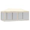 Vidaxl Foldable Party Tent With Walls, Cream, 3X6 M