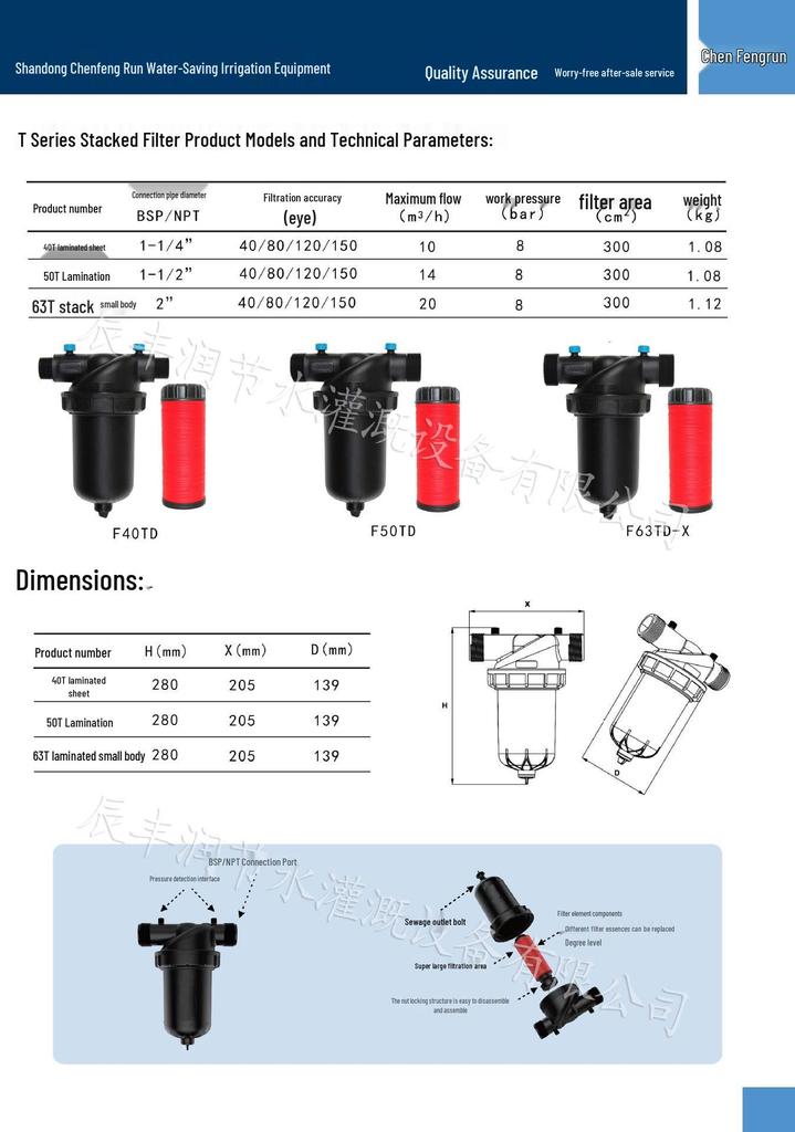 360° Rotating Sprinkler Head with 120 Mesh Filter for Greenhouse Drip Irrigation Systems