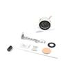 2'' 52mm Kraftstoffstandsanzeige, Zeiger 12V Auto Kraftstofftankanzeige mit LED-Hintergrundbeleuchtung Rand Kfz-Anzeigen mit Fittings