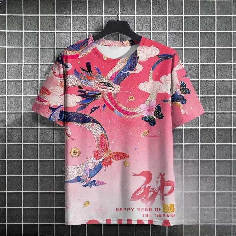 Short sleeved shirt, round neck streetwear T-shirt