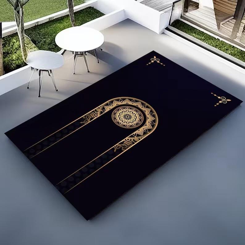 Islam Spiritual Sanctuary Personalized Turkish Prayer Rugs Luxurious Muslim Carpets and Floor Mats Living Room and Ramadan Gifts