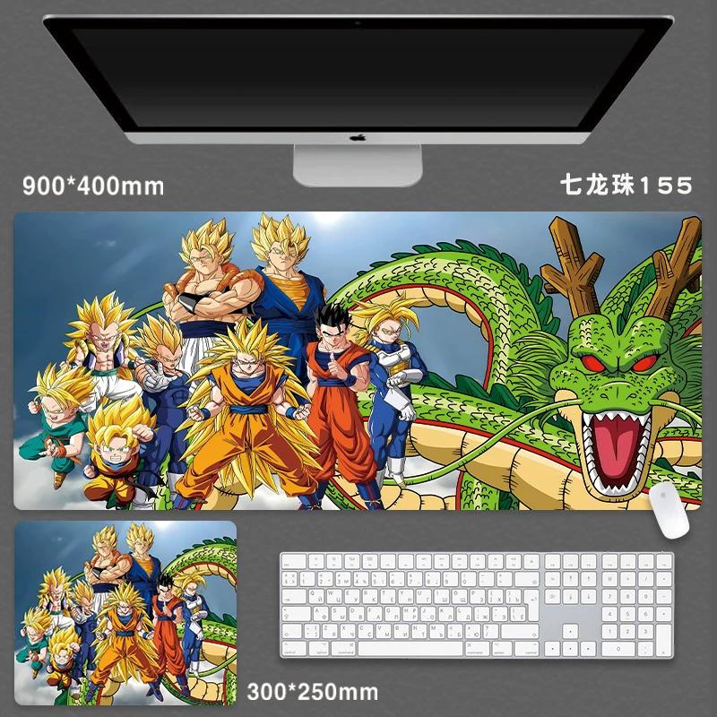 High Quality Japanese Animation Seven Dragon Ball Mouse Pad Oversized Boys Animation Two-dimensional E-sports Game Computer Keyboard Student Desk Pad