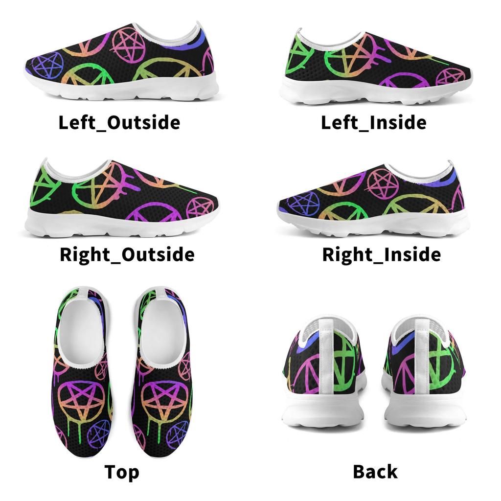Non Slip Athletic Sneakers EU 36-48, Breathable Mesh Running Shoes, Unisex Walking Sport Shoes for Men Women