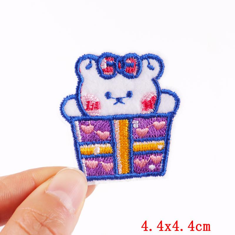 Animal Cat /Cup Patch Iron On Patches For Clothing Thermoadhesive Patches On Clothes Cartoon /Punk Patch Ironing /Sew Stickers Diy