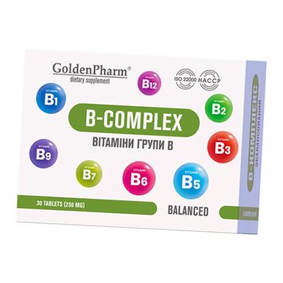 B grupės vitaminai tabletės, B-kompleksas, 30 tabl. (36519021)