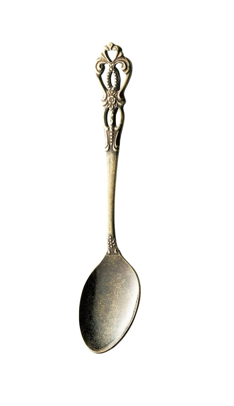 

Takakuwa Metal Rune Teaspoon Antique Gold W14 406876 Size Approx.