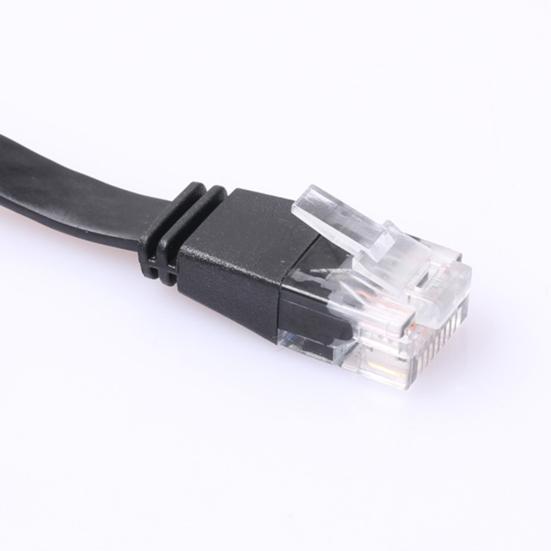 Retractable Computer Network Adjustable Length Cat6 Cable 1M/2M Universal Compatibility 6 Flat Ethernet